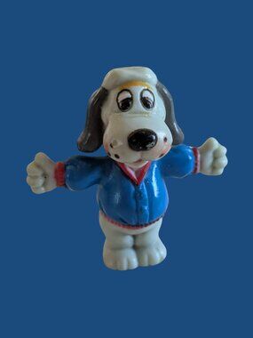 10/$25 Vintage 1985 Tonka Pound Puppies PVC Miniature Small Figure Cooler